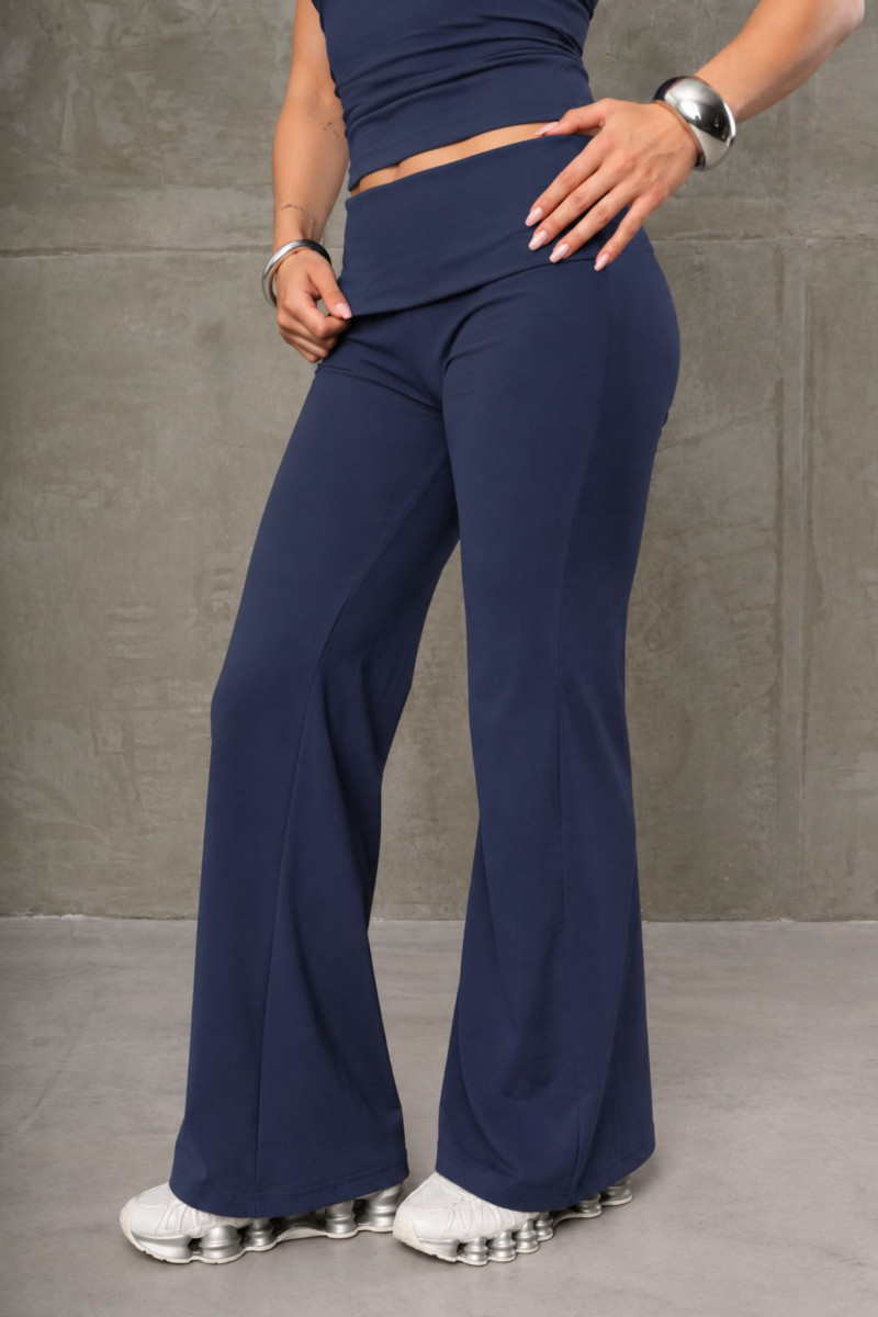 Yoga Pants Slim Azul