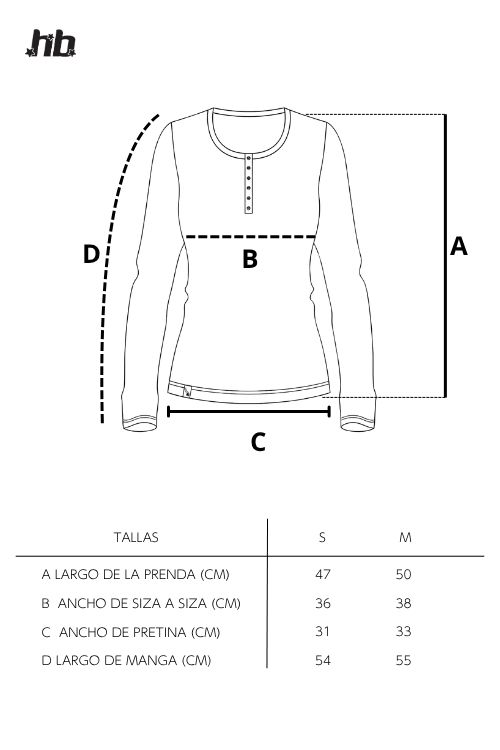 Guía de tallas